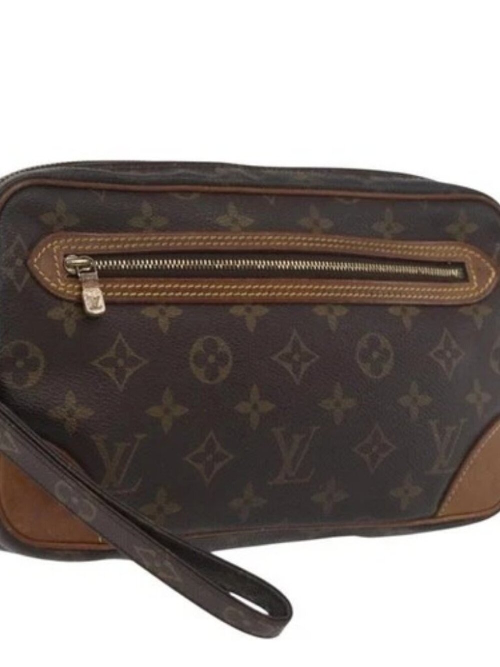 LOUIS VUITTON Monogram Marly Dragonne GM Clutch Bag M51825 LV Auth YKZ378